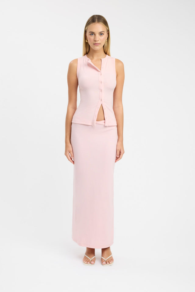 side Carter Maxi Skirt Kookai Straight Maxi womens-skirts