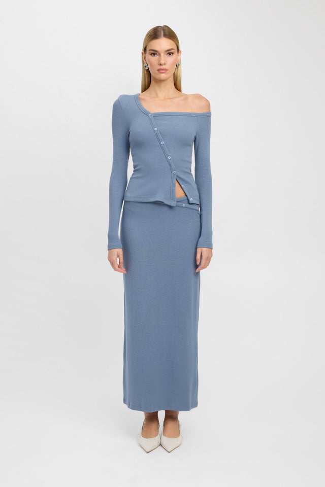 product Bennett Top Kookai Fitted Asymmetry Long sleeve Womens-Blouse