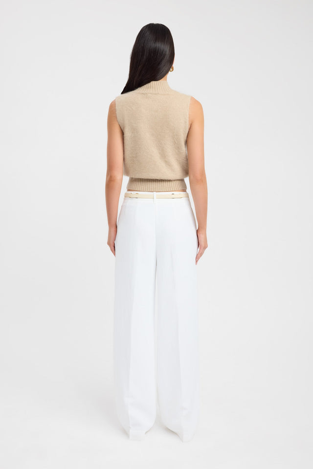 back Geneva Tank Kookai Relaxed High-neck black womens-singlets