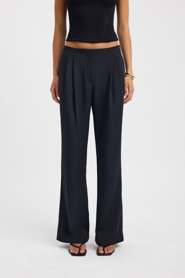 back Ariel Pleated Pant Kookai relaxed Low-rise womens-regular-pants 