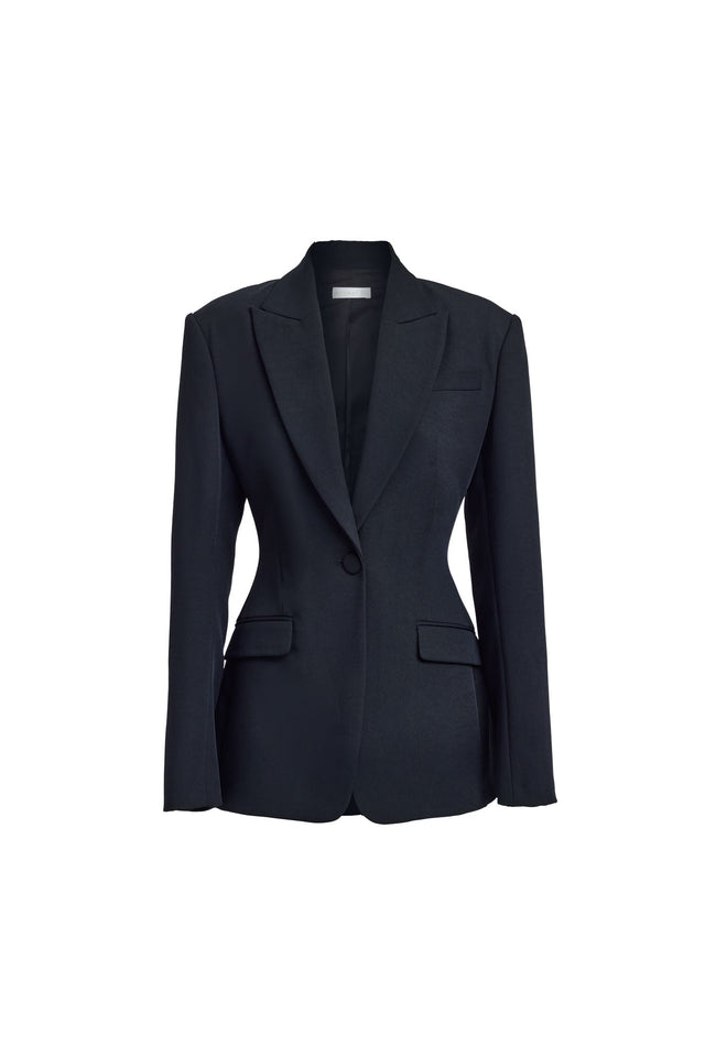 Ariel Contour Blazer Kookai Long sleeve Blazer Full length womens-coats-and-jackets 