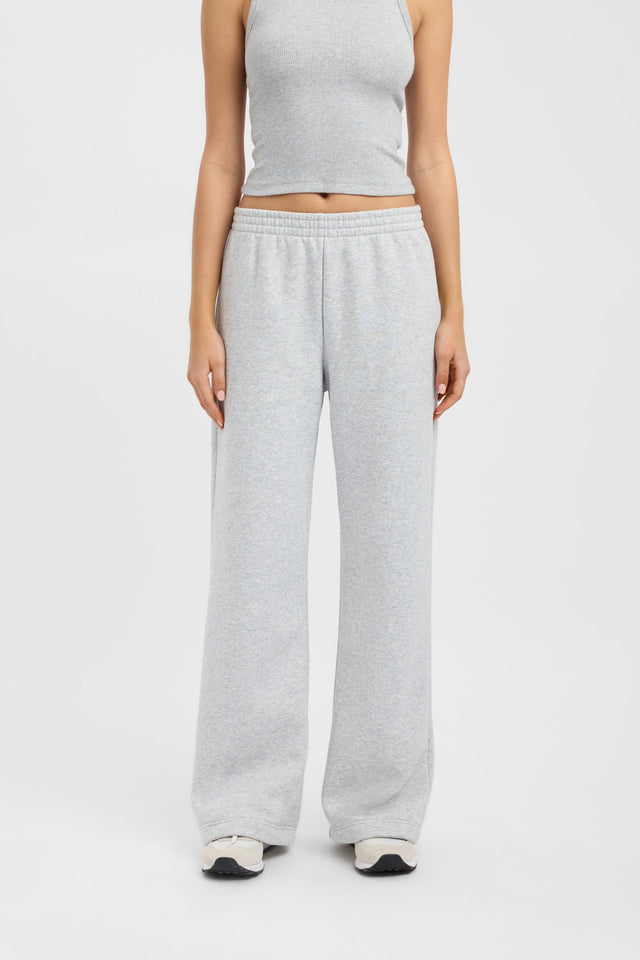 front Tate Wide Leg Trackpant Kookai Wide-leg Mid-rise brown womens-regular-pants 