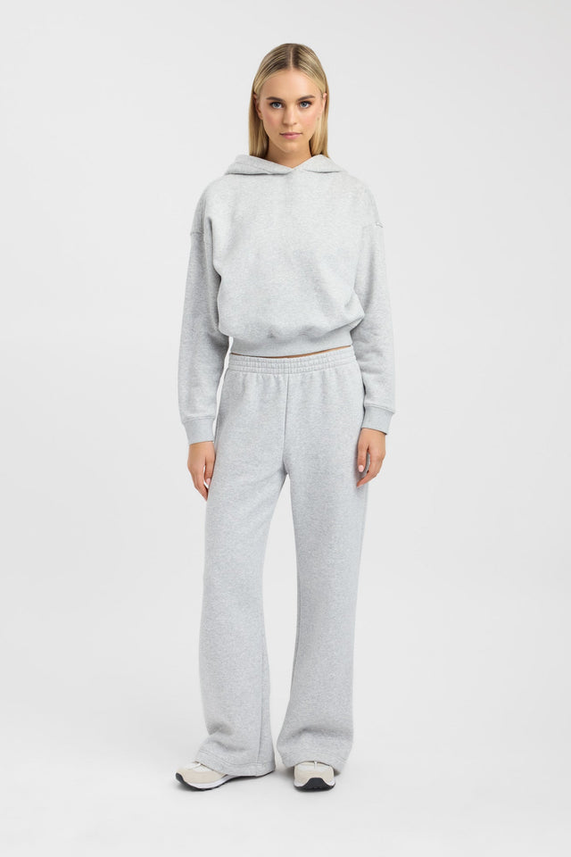 front Brushed Otis Hoodie Kookai High neck Relaxed brown womens-jumpers 