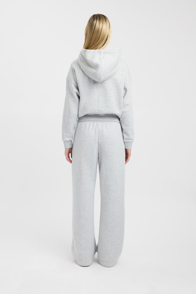 back Brushed Otis Hoodie Kookai High neck Relaxed brown womens-jumpers 