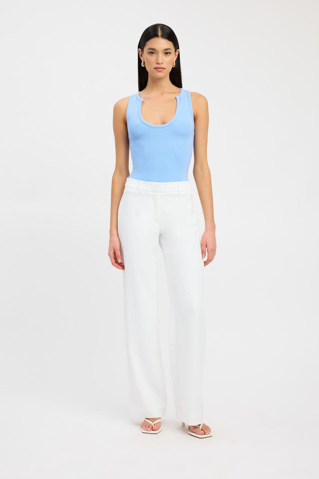 product Tate Scoop Tank Kookai Fitted Scoopneck Sleeveless Womens-Blouse 