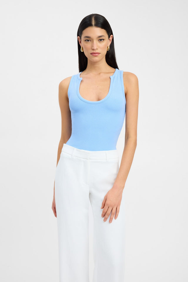 product Tate Scoop Tank Kookai Fitted Scoopneck Sleeveless Womens-Blouse 