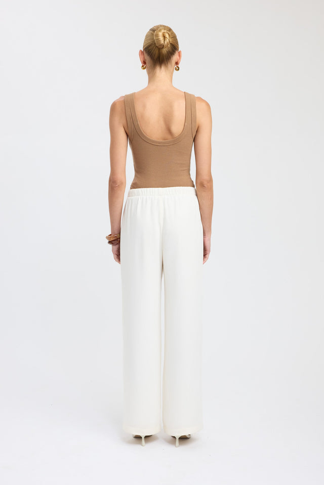 back Romeo Tank Kookai Fitted Scoopneck Sleeveless Womens-Blouse 