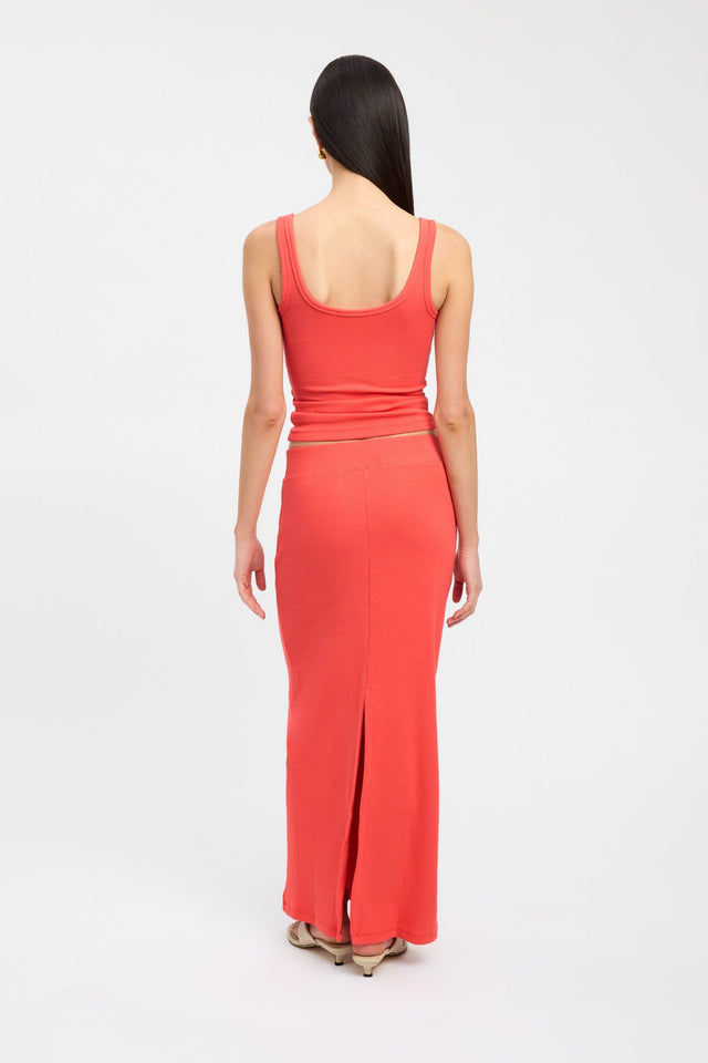 front Hazel Maxi Skirt Kookai Straight Maxi white womens-skirts 