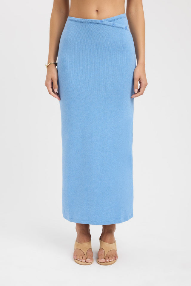 front Carter Maxi Skirt Kookai Straight Maxi womens-skirts 