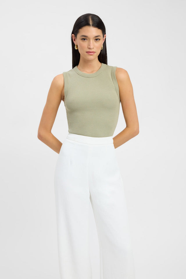 product Theodore Tank Kookai Fitted Squareneck Short sleeves Womens-Blouse 