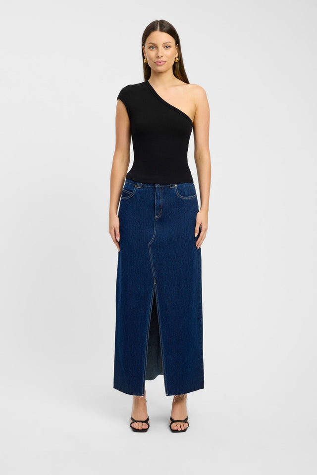 product Savannah Top Kookai Fitted Asymmetry Short sleeves Womens-Blouse 