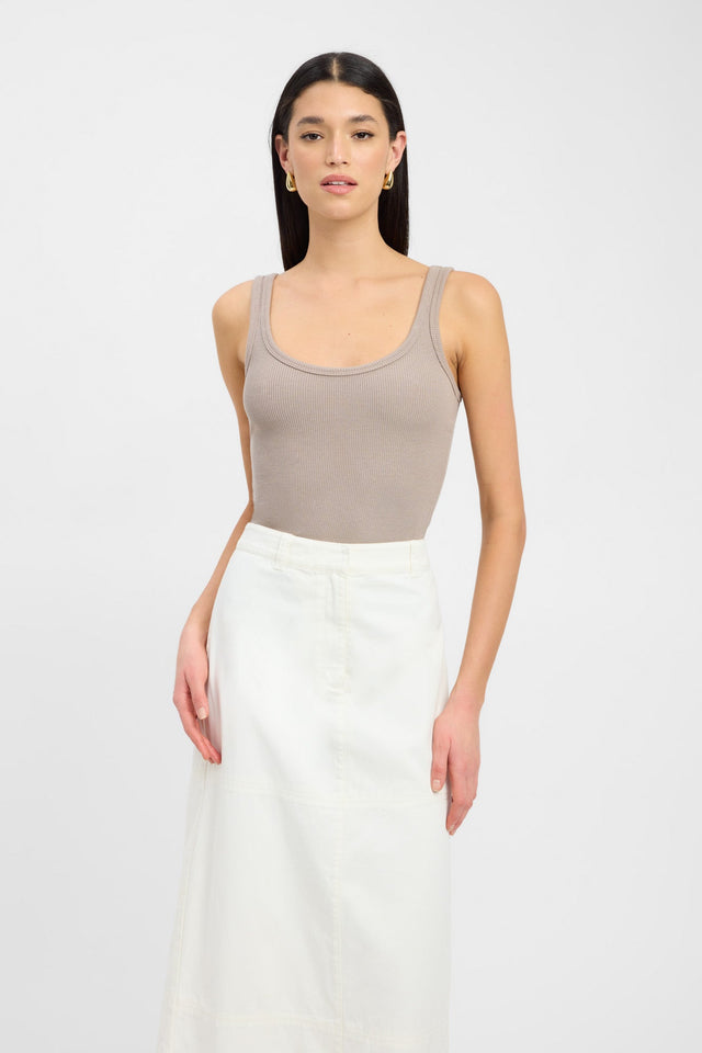 product Freya Tank Kookai Fitted Scoopneck Sleeveless Womens-Blouse 