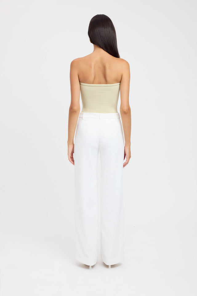 back Jade Tank Kookai Fitted Roundneck Sleeveless Womens-Blouse 