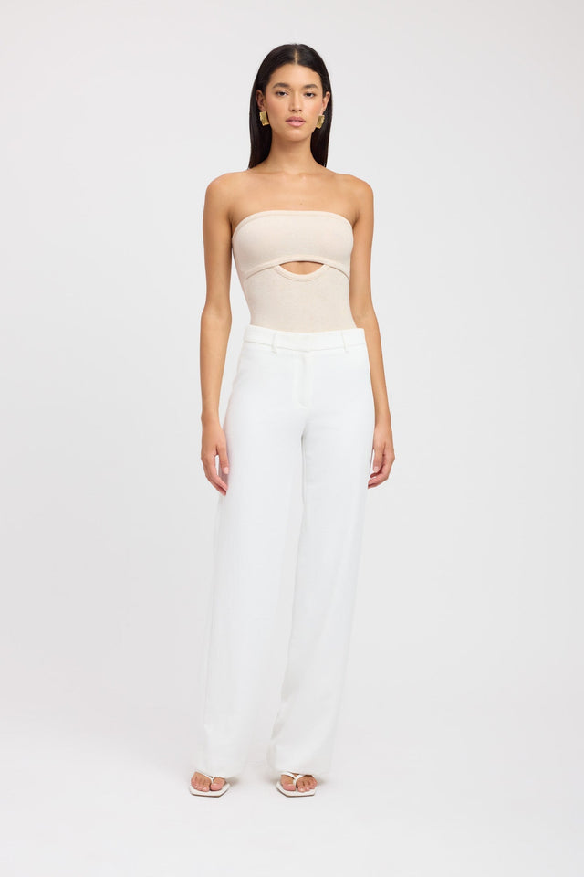 product Jade Tank Kookai Relaxed Strapless white womens-singlets 