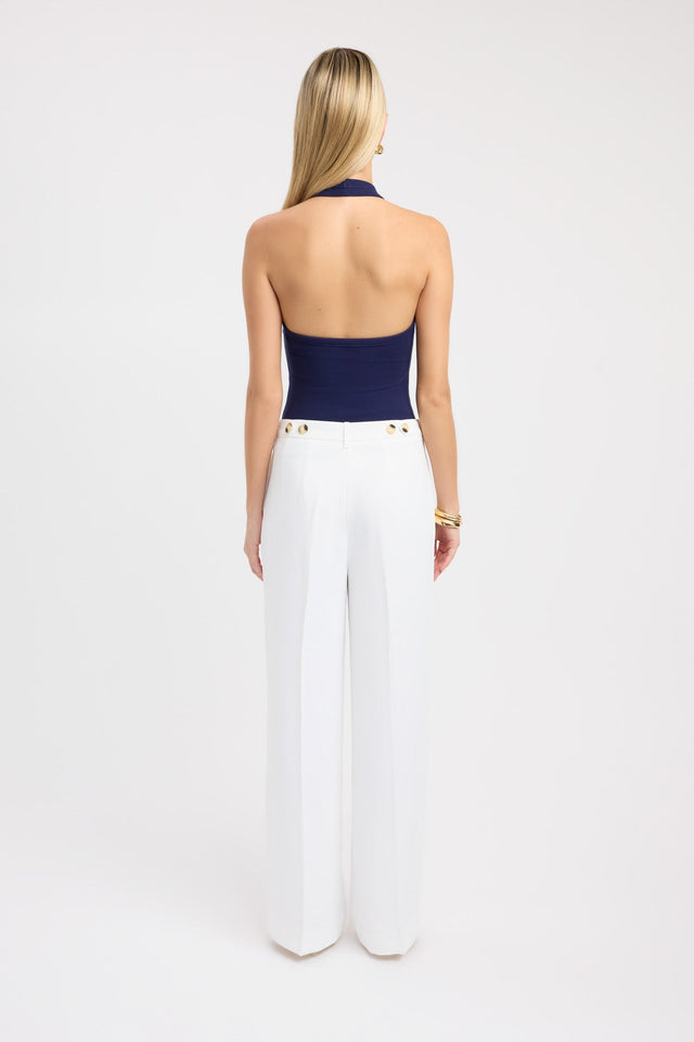 back Hadley Tank Kookai Fitted Scoopneck Sleeveless Womens-Blouse 