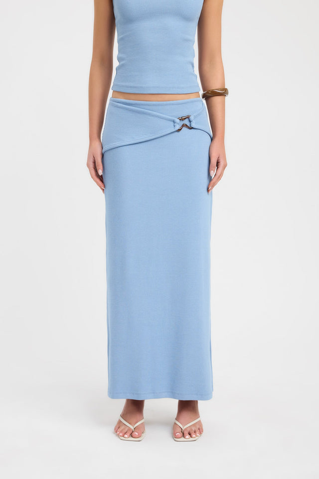 Casper Maxi Skirt Kookai Straight Maxi grey womens-skirts 