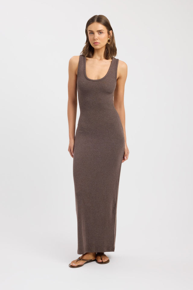 side Cammy Maxi Dress Kookai Bodycon Maxi Fitted Scoopneck womens-dresses 