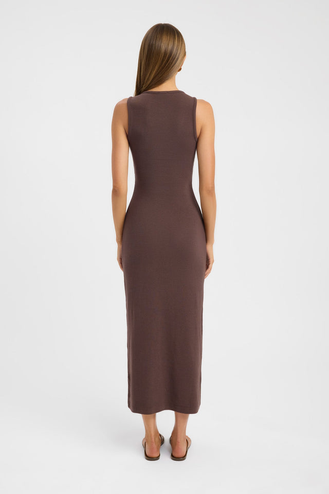 back Cammy Maxi Dress Kookai Bodycon Maxi Fitted Scoopneck womens-dresses 