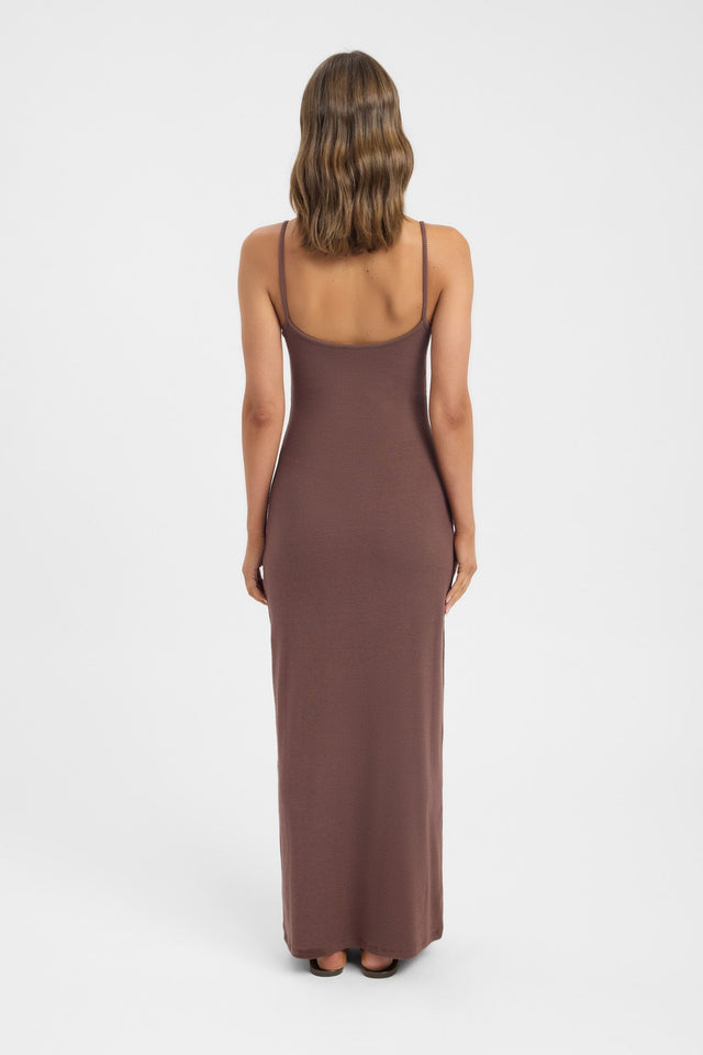back Haz Maxi Dress Kookai Bodycon Mini Fitted Plungeneck womens-dresses 