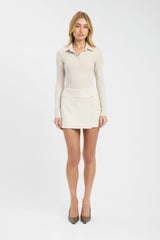 Myles Polo Long Sleeve Top