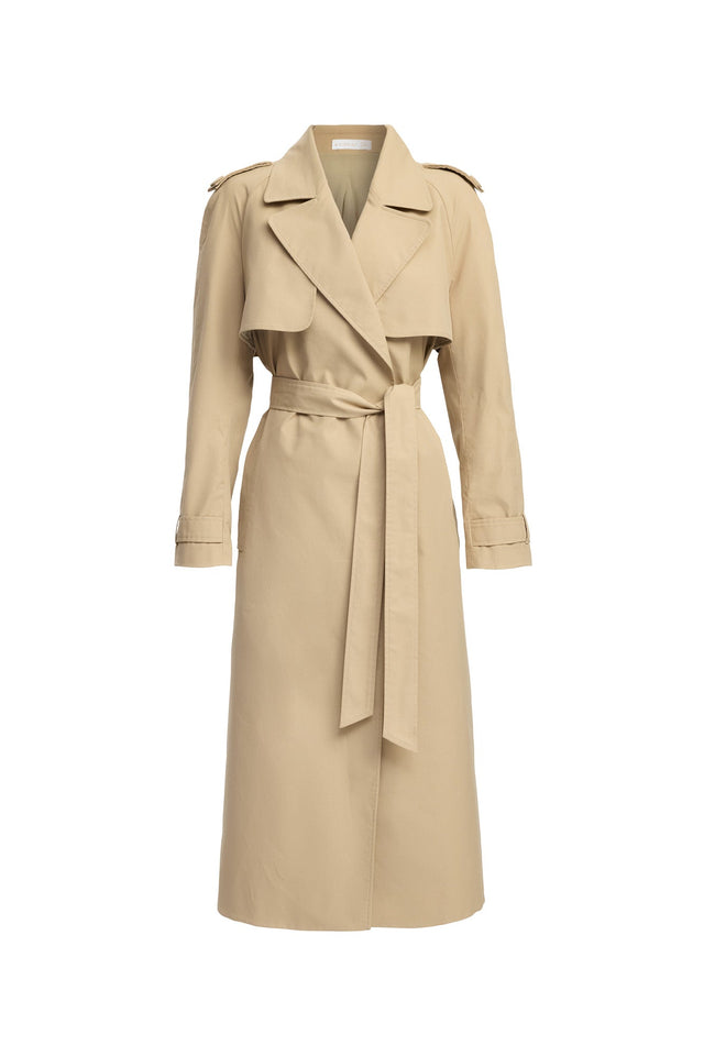 back Finland Core Trench Kookai Long sleeve Full length womens-coats-and-jackets 