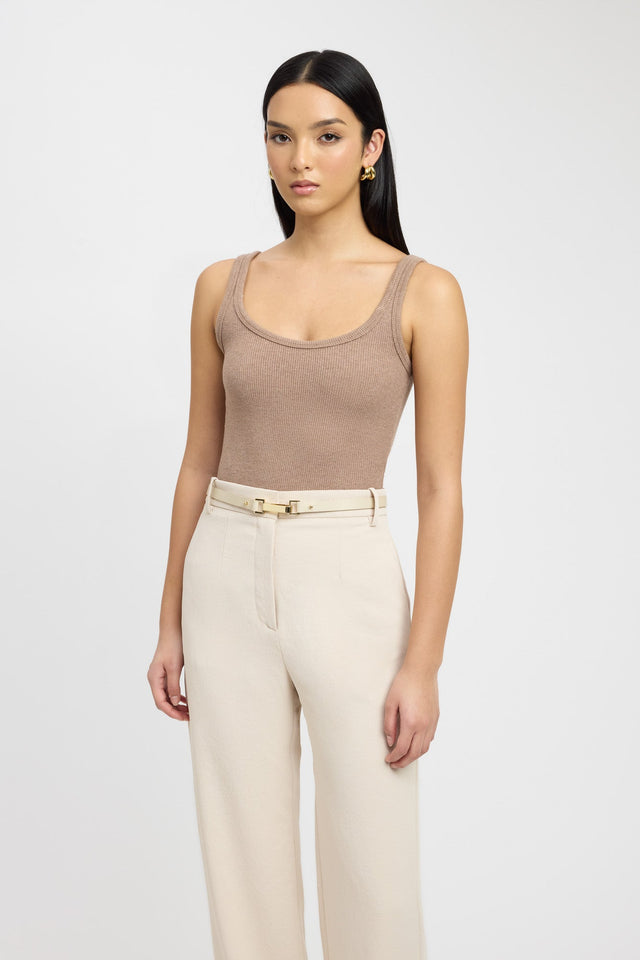 product Freya Tank Kookai Fitted Scoopneck Sleeveless Womens-Blouse 