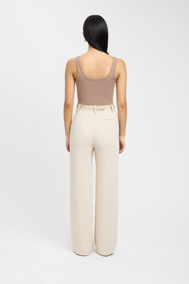 product Freya Tank Kookai Relaxed Thin strap Square white womens-singlets 