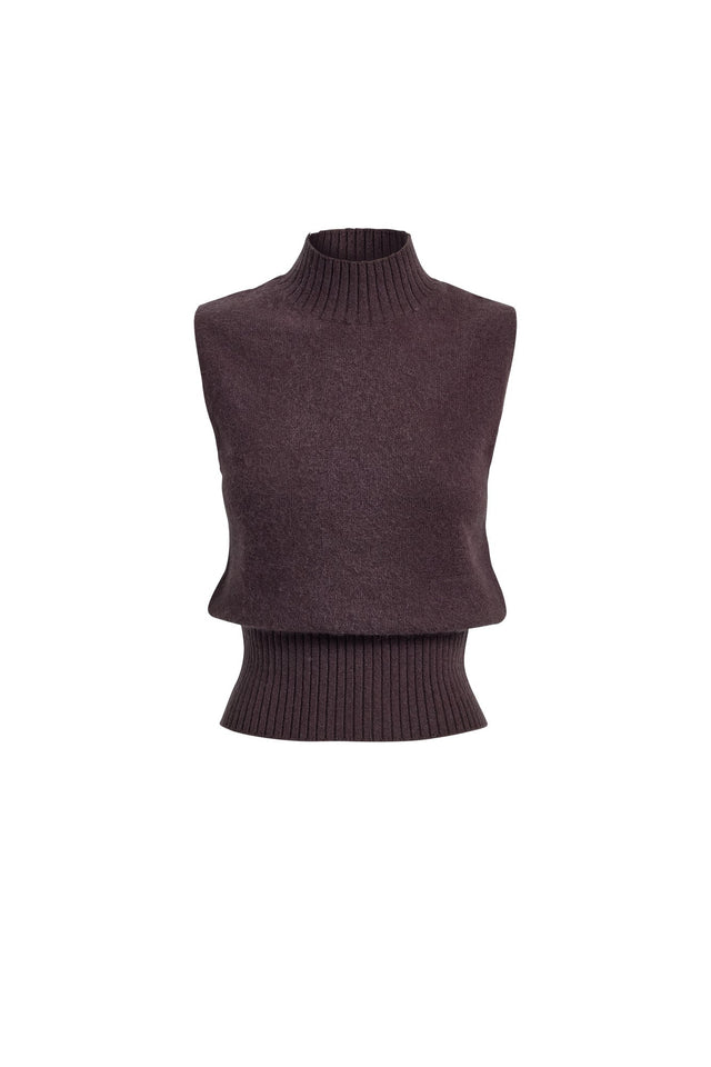 Geneva Tank Kookai Fitted High-neck womens-singlets 