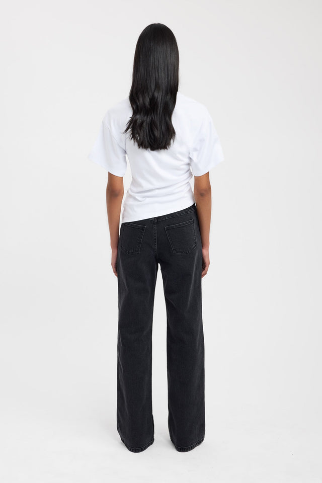 back Nova Tee Kookai Fitted Roundneck Short sleeves Womens-Blouse 