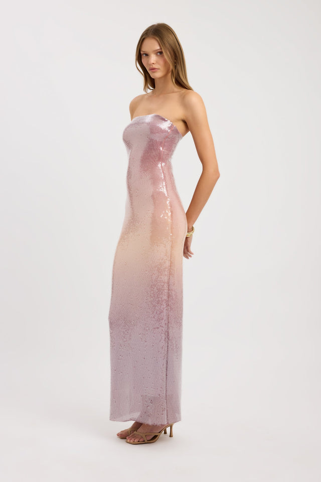 Limy Strapless Maxi Dress