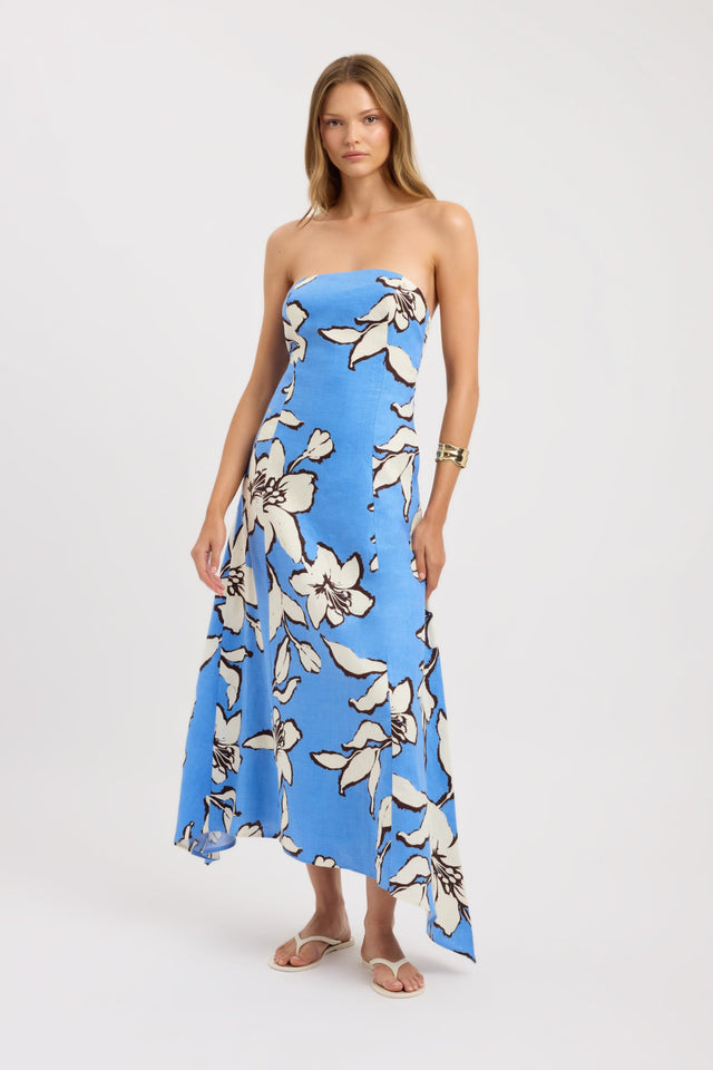 front Posey Maxi Dress Kookai Aline Maxi Relaxed Straight womens-dresses 