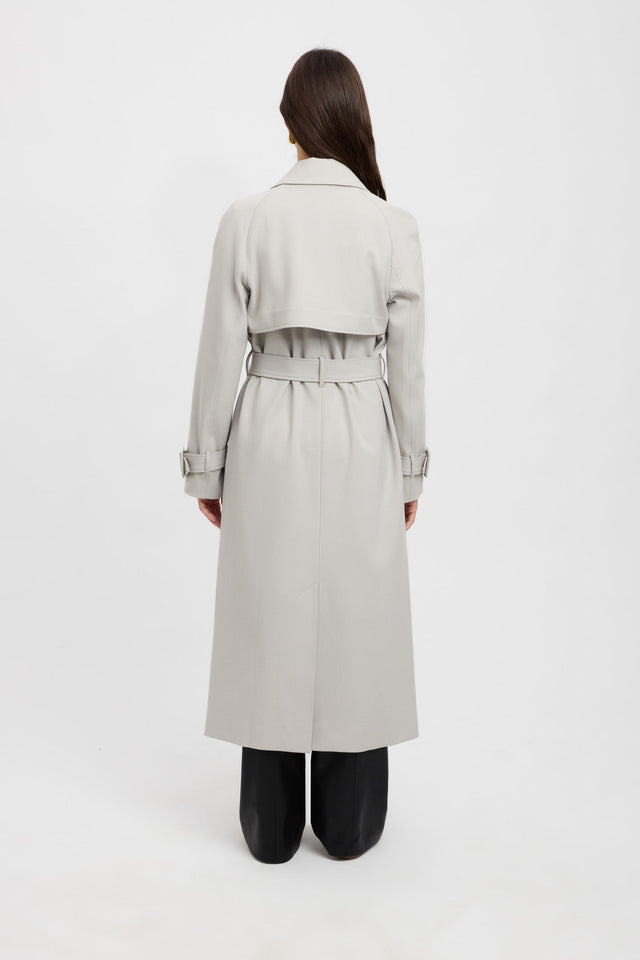 back Berlin Trench Kookai Long sleeve Trench-coat Full length womens-coats-and-jackets 