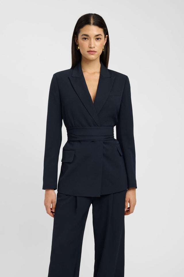 front Opal Blazer Kookai Long sleeve Blazer Regular black womens-coats-and-jackets 