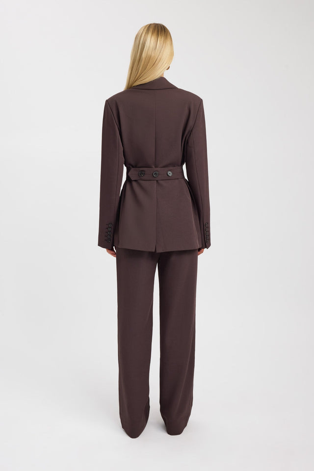 back Ariel Button Blazer Kookai Long sleeve Blazer Full length womens-coats-and-jackets 