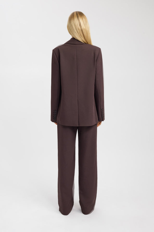 back Ariel Button Blazer Kookai Long sleeve Blazer Full length womens-coats-and-jackets 