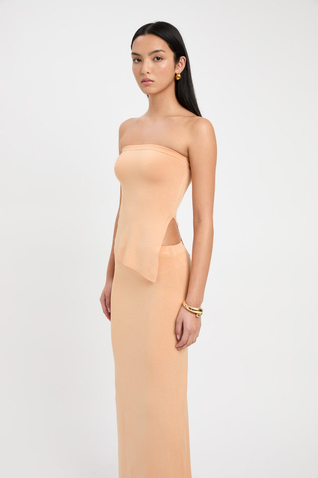 product Isla Top Kookai Fitted Asymmetry Sleeveless Womens-Blouse 