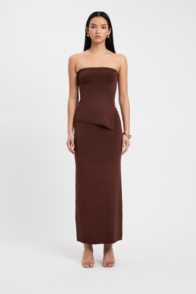 product Isla Maxi Skirt Kookai Hi-lo Maxi white womens-skirts 