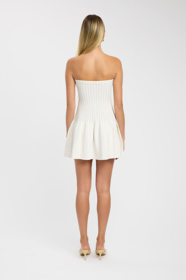 back Belle Mini Dress Kookai Fit-and-flare Mini Fitted Straight darkblue womens-dresses 