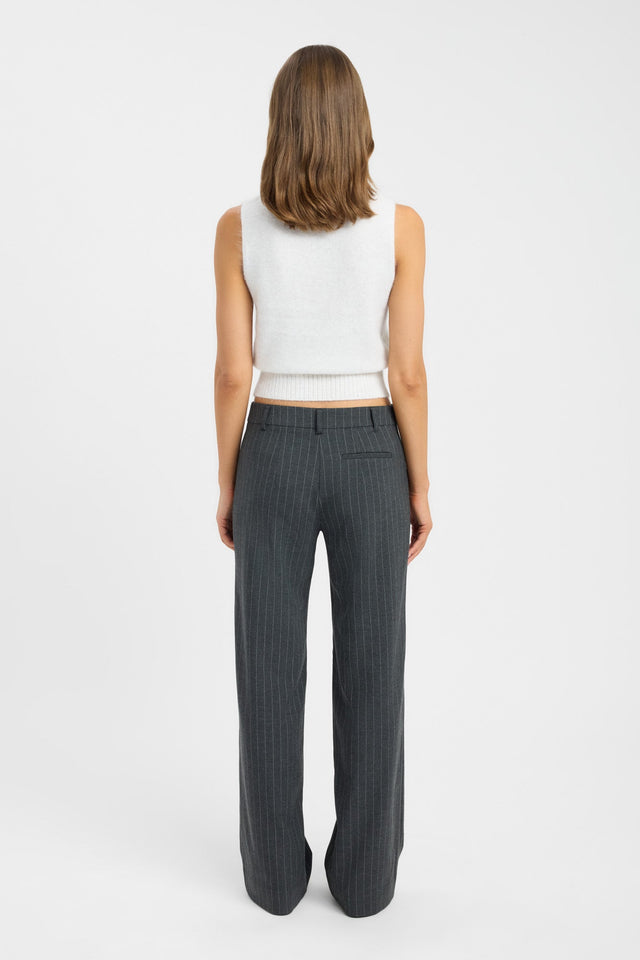 back Bergen Low Rise Pant Kookai relaxed Mid-rise womens-regular-pants 