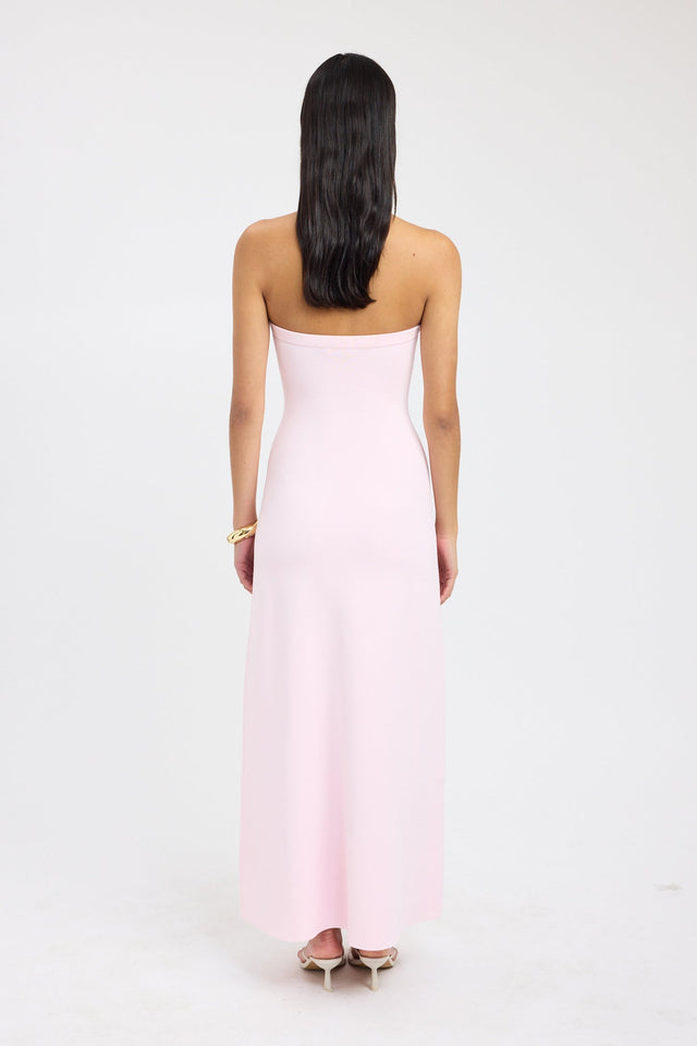 back Serenity Strapless Dress Kookai Straight Maxi Fitted Straight womens-dresses 