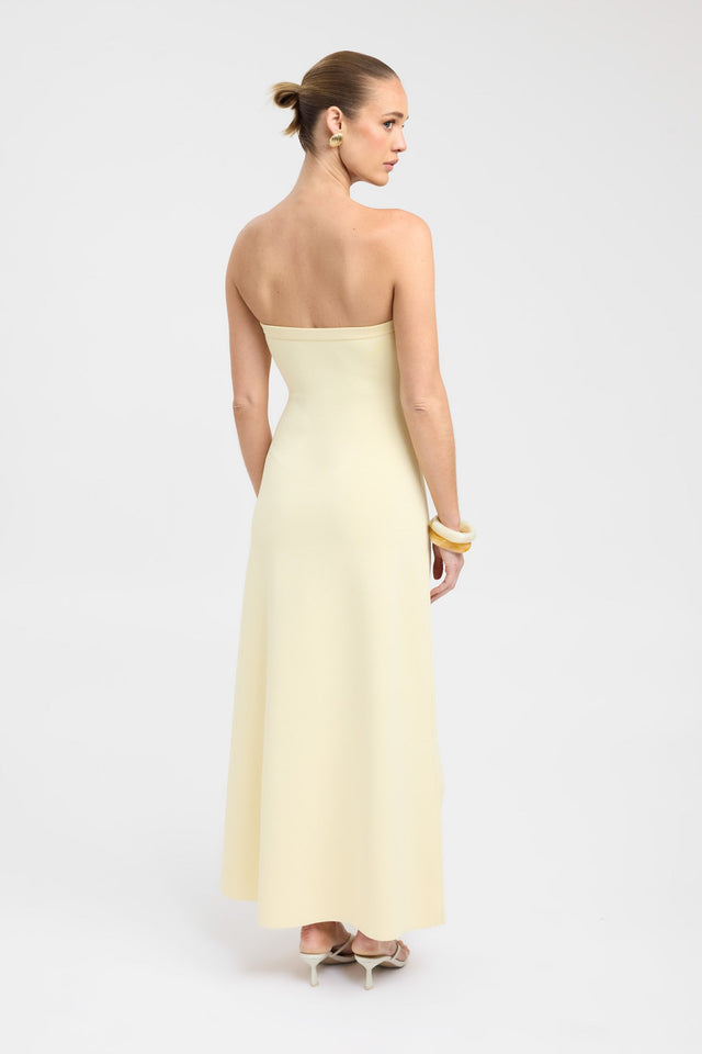 back Serenity Strapless Dress Kookai Straight Maxi Fitted Straight womens-dresses 