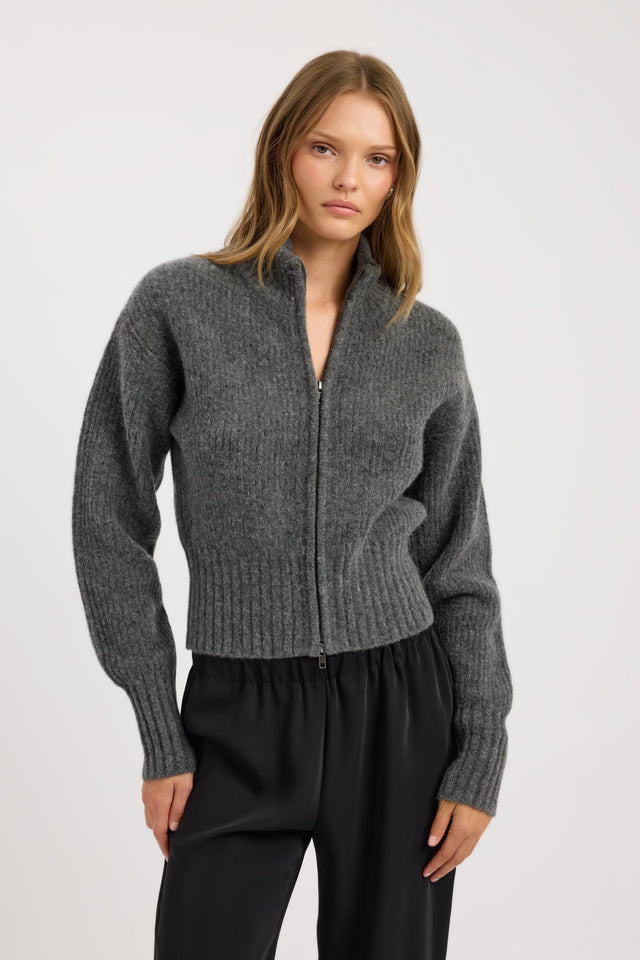 Irina Zip Cardigan