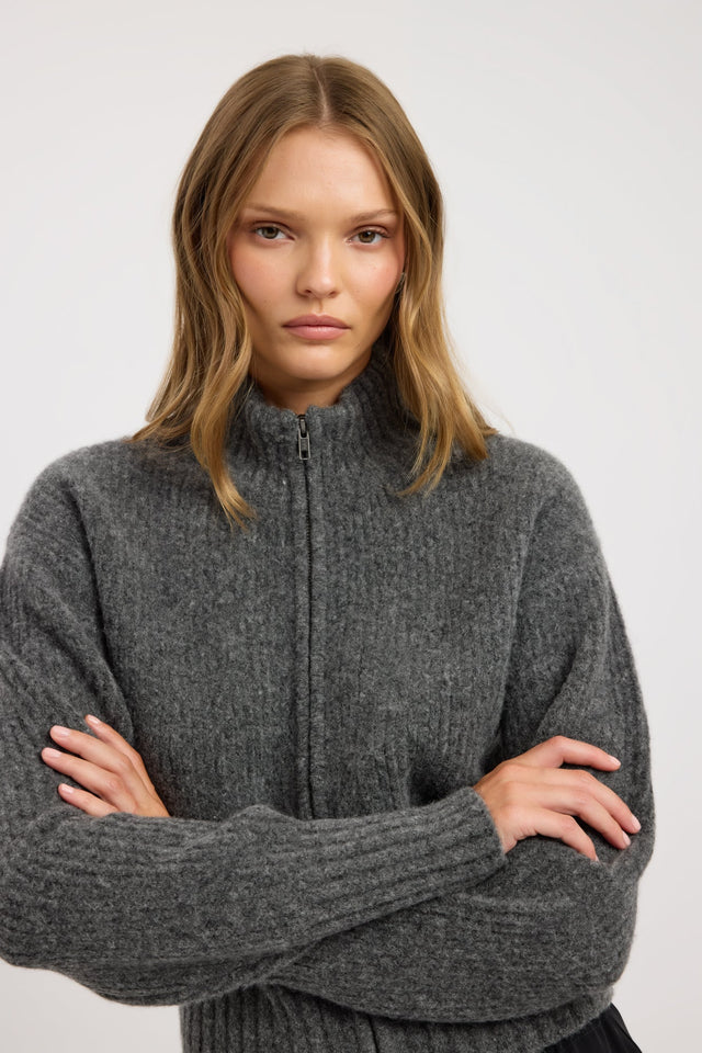 Irina Zip Cardigan