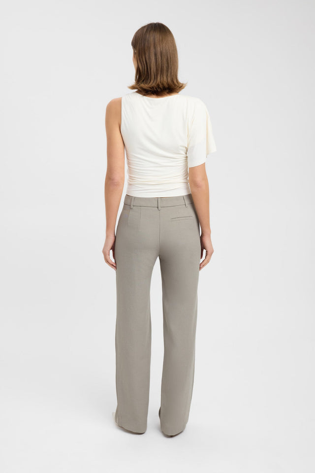 back Ariel Low Rise Pant Kookai relaxed Low-rise grey womens-regular-pants 