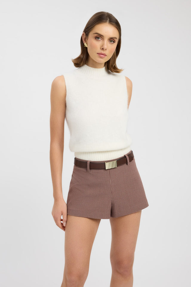 front Denver Low Rise Shorts Kookai Low-rise Relaxed darkblue womens-shorts 