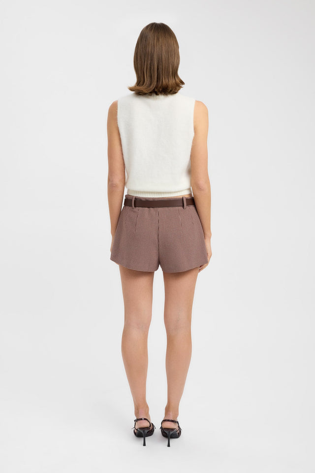 back Denver Low Rise Shorts Kookai Low-rise Relaxed darkblue womens-shorts 