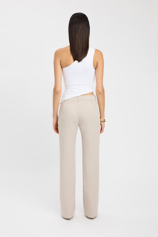 back Ariel Low Rise Pant Kookai relaxed Low-rise brown womens-regular-pants 