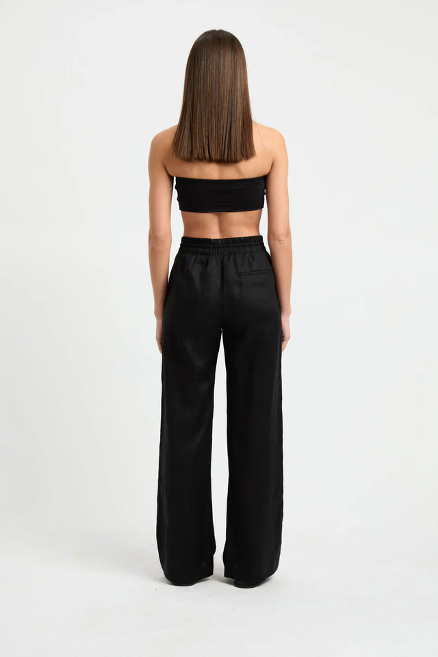 back Malia Crop Kookai Fitted Straight Sleeveless Womens-Blouse 