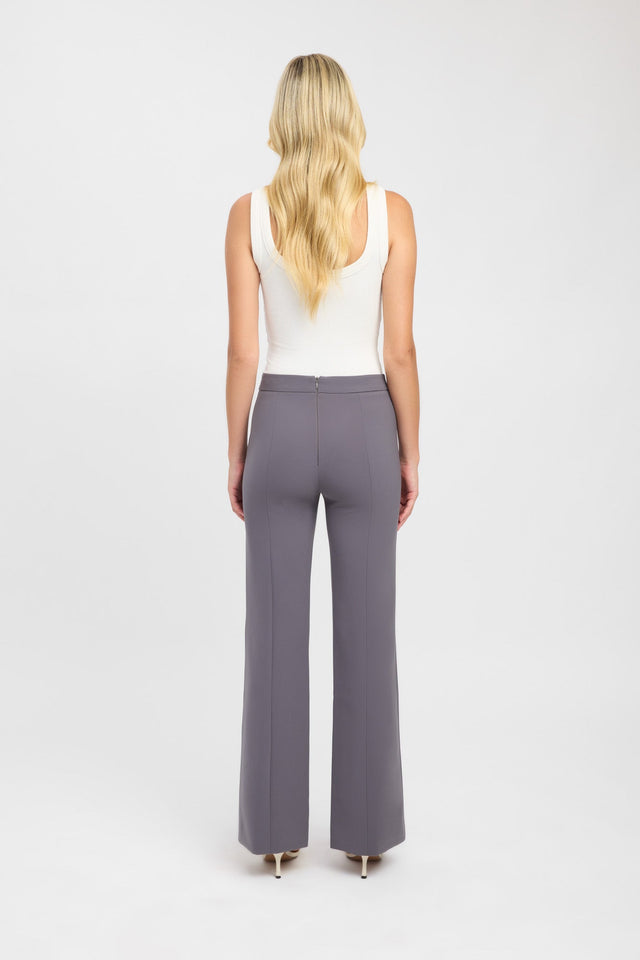 front Alto Long Flare Pants Kookai Regular High-rise white womens-regular-pants 