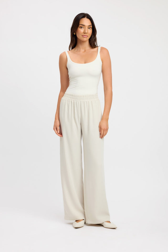 product Maria Wide Leg Pant Kookai Wide-leg High-rise grey womens-regular-pants 